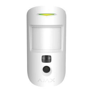 Ajax MotionCam (PhOD) Jeweller (8EU) white Бездротовий сповіщувач руху з камерою 860 фото