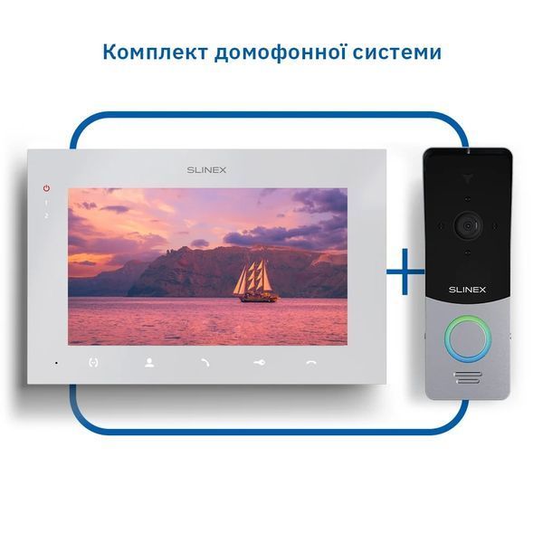 Slinex ML-20HD(Black)+SQ-07MTHD(White) Комплект&nbsp;відеодомофону 721 фото