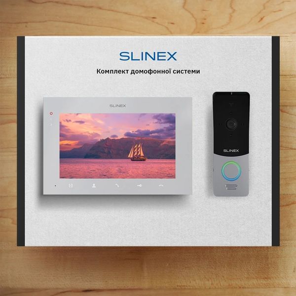 Slinex ML-20HD(Black)+SQ-07MTHD(White) Комплект&nbsp;відеодомофону 721 фото