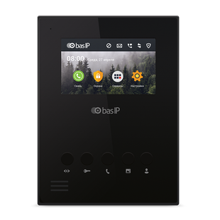 IP відеодомофон AU-04LAF BLACK 940 фото